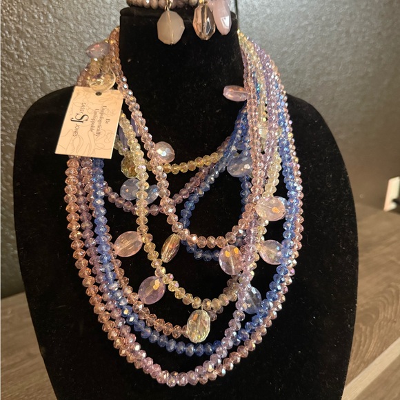 Sassy Jones Jewelry - Sassy Jones Radiant Multicolor Beaded Necklace